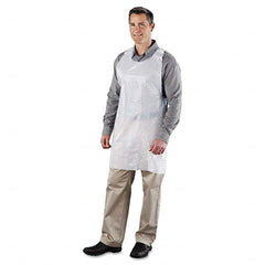 Royal Paper - Disposable & Chemical Resistant Aprons Garment Style: Bib Apron Garment Type: NonChemical Resistant - Industrial Tool & Supply