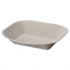 Chinet - Savaday Molded Fiber Food Tray, 9 x 7, Beige, 250/Bag, 500/Carton - Industrial Tool & Supply