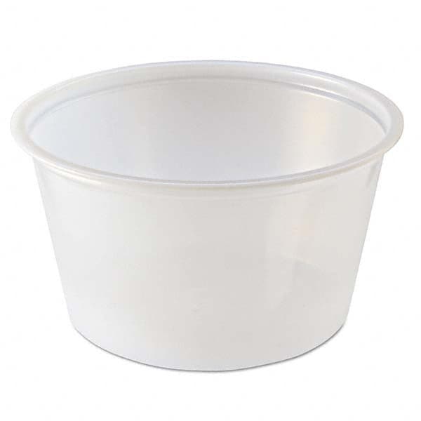 Fabri-Kal - Portion Cups, 4 oz, Clear, 125/Sleeve, 20 Sleeves/Carton - Industrial Tool & Supply