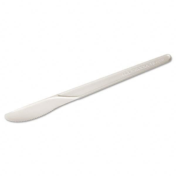 ECO PRODUCTS - Plantware Renewable & Compostable Knife - 6", 50/PK, 20 PK/CT - Industrial Tool & Supply