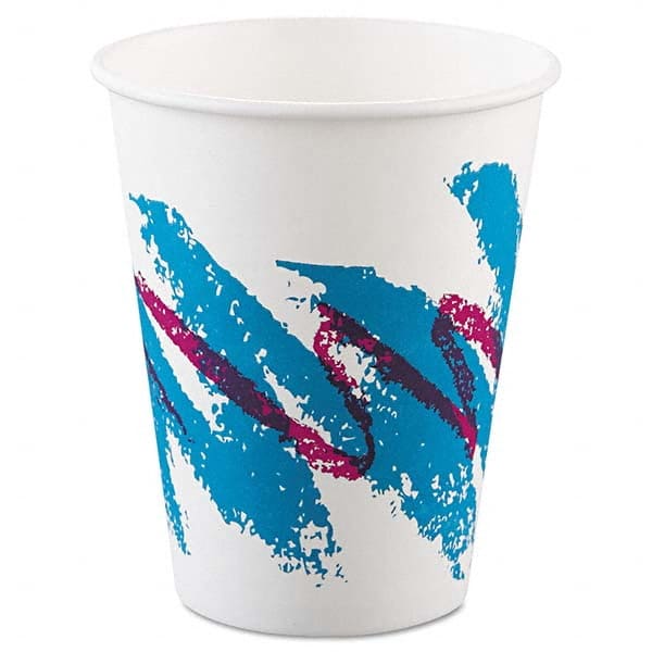 DART - Jazz Paper Hot Cups, 8 oz, Polycoated, 50/Bag, 20 Bags/Carton - Industrial Tool & Supply