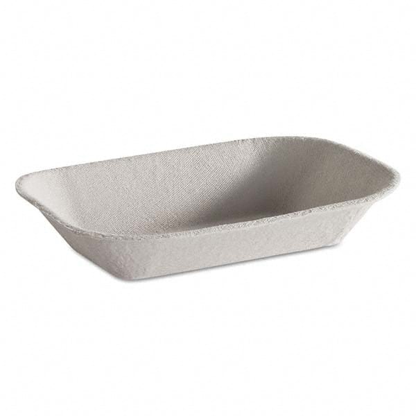 Chinet - Savaday Molded Fiber Food Tray, Beige, 7x5, 250/BG, 4 BG/CT - Industrial Tool & Supply