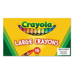 Crayola - Markers & Paintsticks Type: All Purpose Wax Crayon Color: Assorted - Industrial Tool & Supply