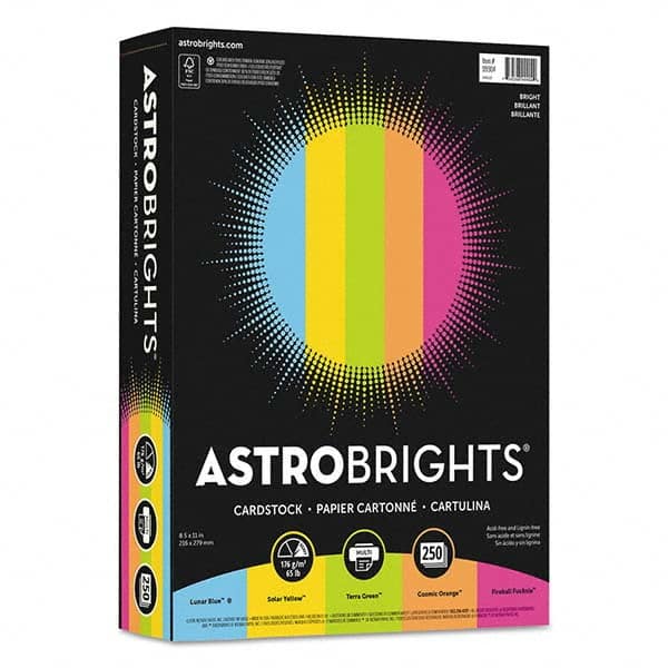 Astrobrights - Office Machine Supplies & Accessories Office Machine/Equipment Accessory Type: Card Stock For Use With: Copiers; Inkjet Printers; Laser Printers - Industrial Tool & Supply