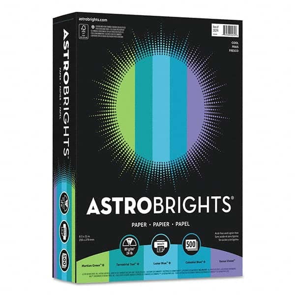 Astrobrights - Office Machine Supplies & Accessories Office Machine/Equipment Accessory Type: Copy Paper For Use With: Copiers; Inkjet Printers; Laser Printers - Industrial Tool & Supply