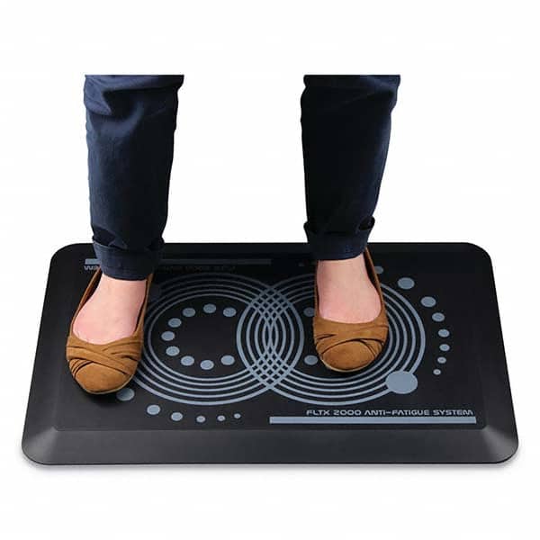 Floortex - 32" Long x 20" Wide x 45/64" Thick Dry Environment Anti-Fatigue Matting - Industrial Tool & Supply