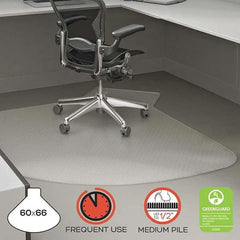Deflect-o - Chair Mats Style: Straight Edge Shape: L-Shaped - Industrial Tool & Supply