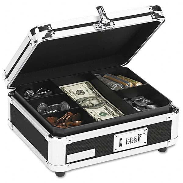 Vaultz - Compartment Storage Boxes & Bins Type: Cash Box Number of Compartments: 1.000 - Industrial Tool & Supply