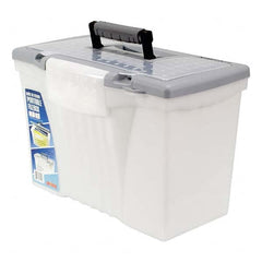 Storex - Compartment Storage Boxes & Bins Type: File Boxes-Portable Number of Compartments: 1.000 - Industrial Tool & Supply