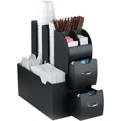Mind Reader - Condiments & Dispensers Breakroom Accessory Type: Condiment Dispenser Breakroom Accessory Description: Coffee Condiment Caddy Organizer - Industrial Tool & Supply