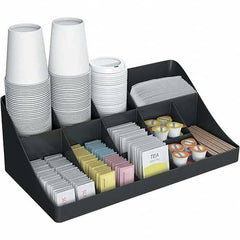 Mind Reader - Condiments & Dispensers Breakroom Accessory Type: Condiment Dispenser Breakroom Accessory Description: 11-Compartment Coffee Condiment Organizer - Industrial Tool & Supply