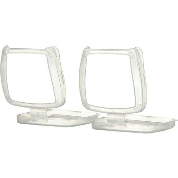 3M - Half & Full Facepiece Retainers, Covers & Adapters Type: Filter Retainer Color: Clear - Industrial Tool & Supply