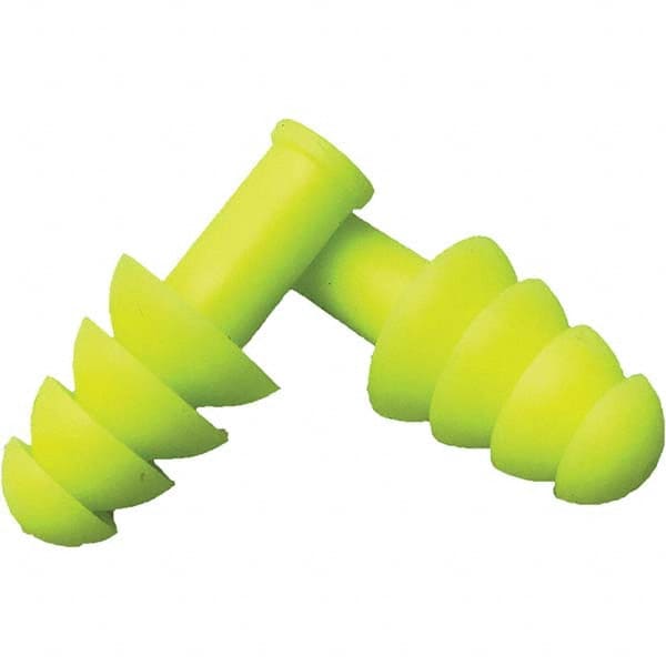 Cordova - 100 1-Pack Pairs Reusable Uncorded 27 dB Flanged Earplugs - Industrial Tool & Supply