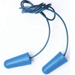 Cordova - 100 1-Pack Pairs Disposable Corded 32 dB Cone Shaped Earplugs - Industrial Tool & Supply