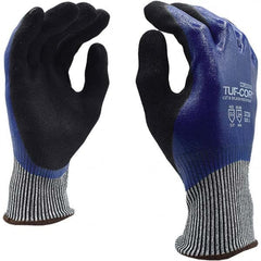 Cordova - Size M (8), ANSI Cut Lvl A4, Nitrile Coated Cut Resistant Gloves - Industrial Tool & Supply
