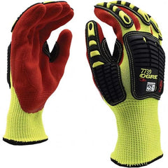 Cordova - Size M (8), ANSI Cut Lvl A5, ANSI Puncture Lvl 4, ANSI Abrasion Lvl 6, Nitrile Coated Cut & Puncture Resistant Gloves - Industrial Tool & Supply