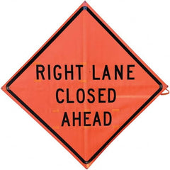 VizCon - "Men Working," 48" Wide x 48" High Vinyl Construction Roadway Sign - Industrial Tool & Supply