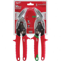 Milwaukee Tool - Snip & Shear Sets Type: Aviation Snip Set Pattern: Left; Right - Industrial Tool & Supply