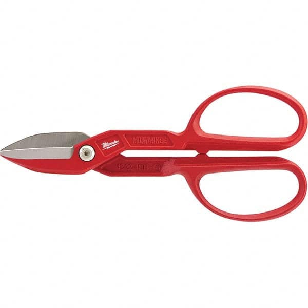 Milwaukee Tool - Snips Snip Type: Tinner's Snip Cut Direction: Straight - Industrial Tool & Supply