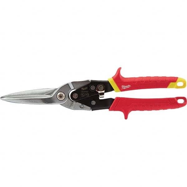 Milwaukee Tool - Snips Snip Type: Aviation Snip Cut Direction: Straight - Industrial Tool & Supply
