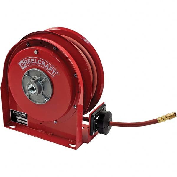 Reelcraft - 25' Spring Retractable Hose Reel - Industrial Tool & Supply