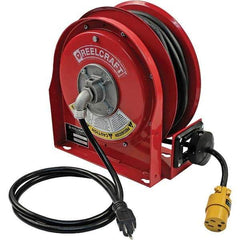 Reelcraft - Cord & Cable Reels End Type: Single Outlet Cable Length (Feet): 30 - Industrial Tool & Supply
