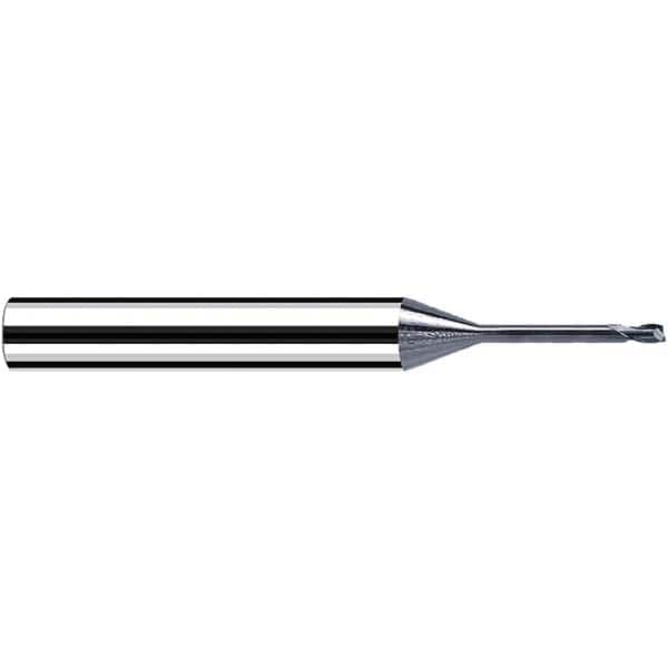 Fraisa - 0.5mm Diam 2 Flute Solid Carbide 0.05mm Corner Radius End Mill - Industrial Tool & Supply