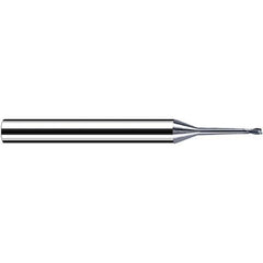 Fraisa - 1mm Diam 2 Flute Solid Carbide 0.2mm Corner Radius End Mill - Industrial Tool & Supply