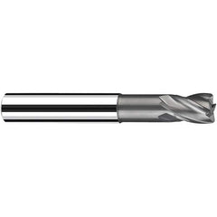 Fraisa - 10mm Diam 4 Flute Solid Carbide 1mm Corner Radius End Mill - Industrial Tool & Supply