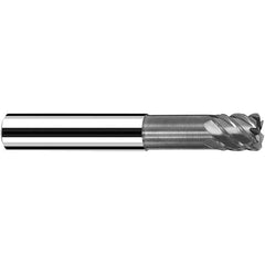 Fraisa - 10mm Diam 6 Flute Solid Carbide 0.5mm Corner Radius End Mill - Industrial Tool & Supply