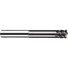 Fraisa - 3/8" Diam 4 Flute Solid Carbide 0.02" Corner Radius End Mill - Industrial Tool & Supply