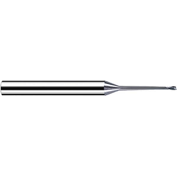 Fraisa - 1.5mm Diam 2 Flute Solid Carbide 0.2mm Corner Radius End Mill - Industrial Tool & Supply