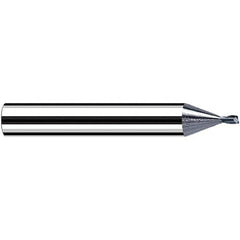 Fraisa - 2mm Diam 2 Flute Solid Carbide 0.3mm Corner Radius End Mill - Industrial Tool & Supply