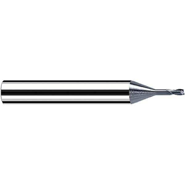 Fraisa - 0.4mm Diam 2 Flute Solid Carbide 0.05mm Corner Radius End Mill - Industrial Tool & Supply