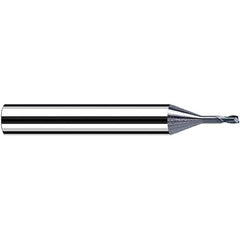 Fraisa - 2mm Diam 2 Flute Solid Carbide 0.2mm Corner Radius End Mill - Industrial Tool & Supply