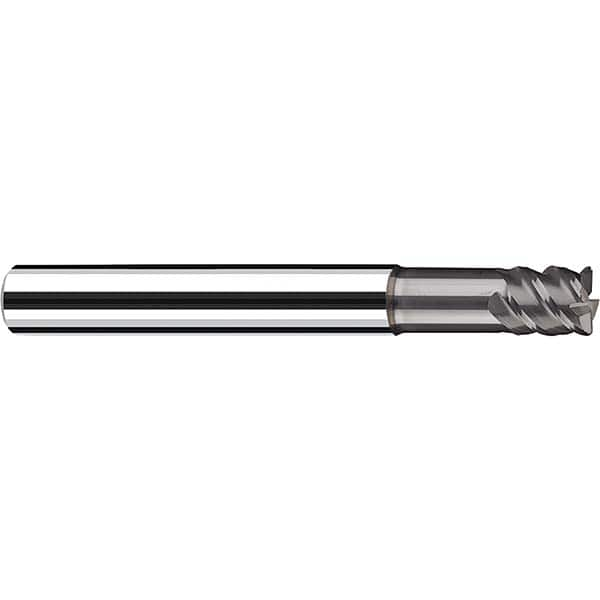 Fraisa - 1/2" Diam 6 Flute Solid Carbide 0.06" Corner Radius End Mill - Industrial Tool & Supply