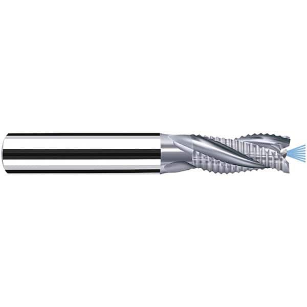 Fraisa - 8mm Diam, 18mm LOC, 3 Flute Solid Carbide Roughing Square End Mill - Industrial Tool & Supply