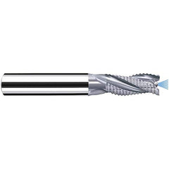 Fraisa - 25mm Diam, 44mm LOC, 3 Flute Solid Carbide Roughing Square End Mill - Industrial Tool & Supply