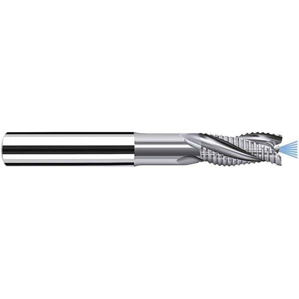 Fraisa - 8mm Diam, 18mm LOC, 3 Flute Solid Carbide Roughing Square End Mill - Industrial Tool & Supply