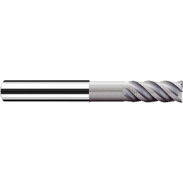 Fraisa - 3/8" Diam, 1" LOC, 4 Flute Solid Carbide Roughing Square End Mill - Industrial Tool & Supply