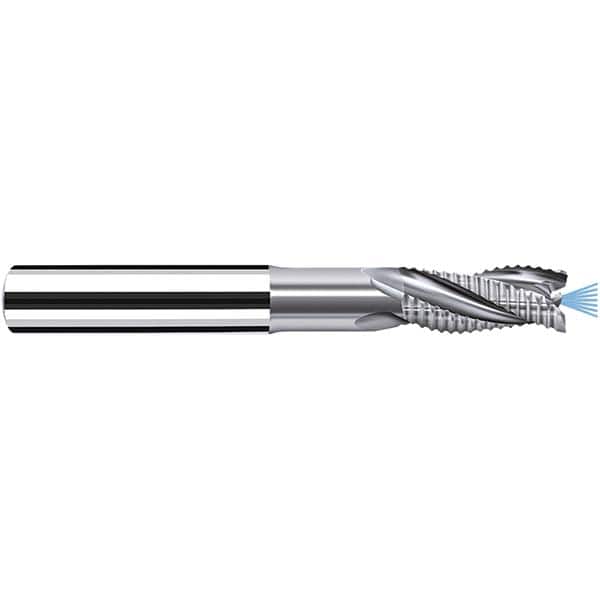 Fraisa - 25mm Diam, 50mm LOC, 3 Flute Solid Carbide Roughing Square End Mill - Industrial Tool & Supply