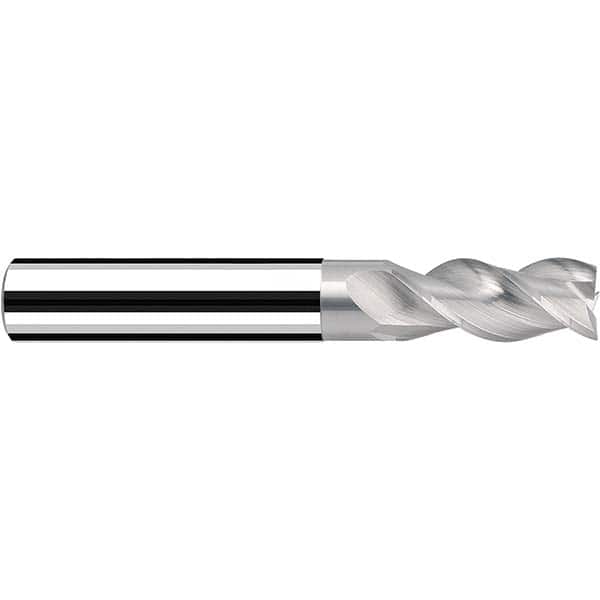 Fraisa - 3/8" Diam 3 Flute Solid Carbide 0.06" Corner Radius End Mill - Industrial Tool & Supply