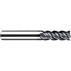 Fraisa - 1/4" Diam 4 Flute Solid Carbide 0.02" Corner Radius End Mill - Industrial Tool & Supply