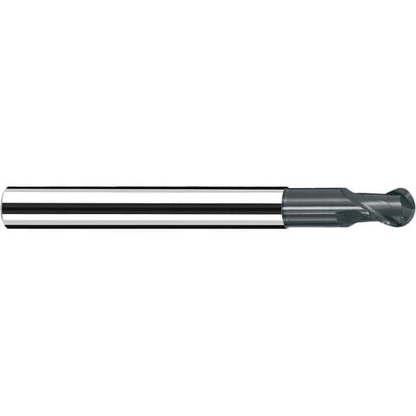 Fraisa - 3/8" Diam, 3/8" LOC, 2 Flute Solid Carbide Ball End Mill - Industrial Tool & Supply