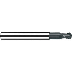 Fraisa - 3/8" Diam, 3/8" LOC, 2 Flute Solid Carbide Ball End Mill - Industrial Tool & Supply
