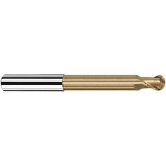 Fraisa - 8mm Diam, 9mm LOC, 2 Flute Solid Carbide Ball End Mill - Industrial Tool & Supply