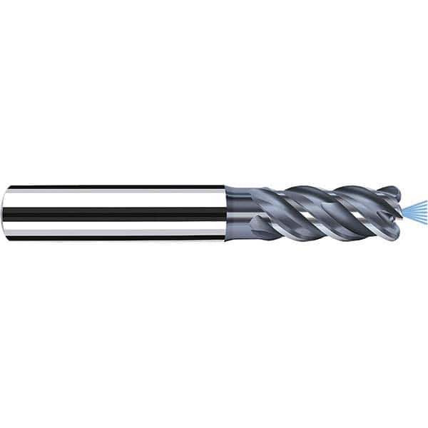 Fraisa - 3/16" Diam 4 Flute Solid Carbide 0.02" Corner Radius End Mill - Industrial Tool & Supply