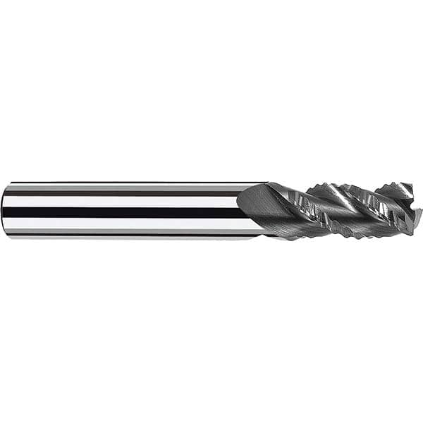 Fraisa - 3/4" Diam, 1-1/2" LOC, 3 Flute Solid Carbide Roughing Square End Mill - Industrial Tool & Supply