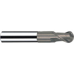 Fraisa - 3/16" Diam, 3/16" LOC, 2 Flute Solid Carbide Ball End Mill - Industrial Tool & Supply