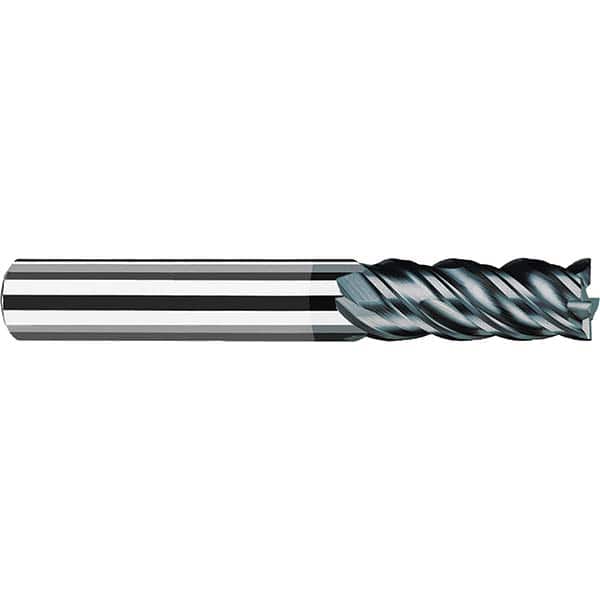 Fraisa - 1/4" Diam 4 Flute Solid Carbide 0.02" Corner Radius End Mill - Industrial Tool & Supply